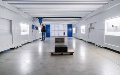 Begehbarer Bearbeitungsraum der 5-Achs-CNC-Gantry-Fräsmaschine G-S-F/M für Bauteile bis 11 Meter Länge