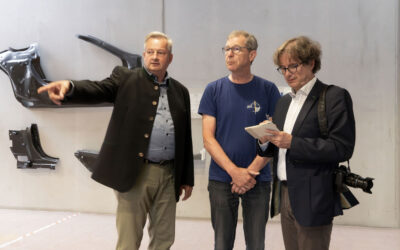 CFK-Bearbeitung: HG-Grimme-Systech-ACE GmbH-im Gespräch im Showroom mit Reporter
