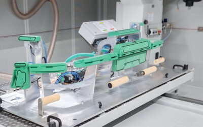 Vorrichtung in einer 5-Achs-CNC-Portalfräsmaschine von HG GRIMME SysTech